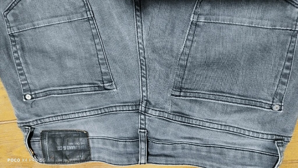 #Loft jeans pantolon..Arka cep yanı dikildi.Eni çekilince 41 Boyu 100 - 6