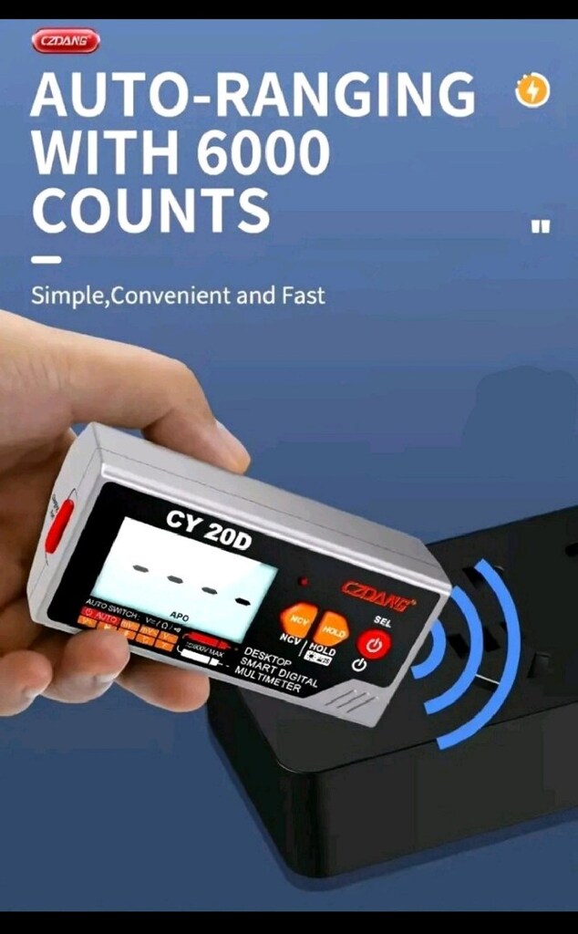 Mini Masaüstü Multimetre CY-20D - 9