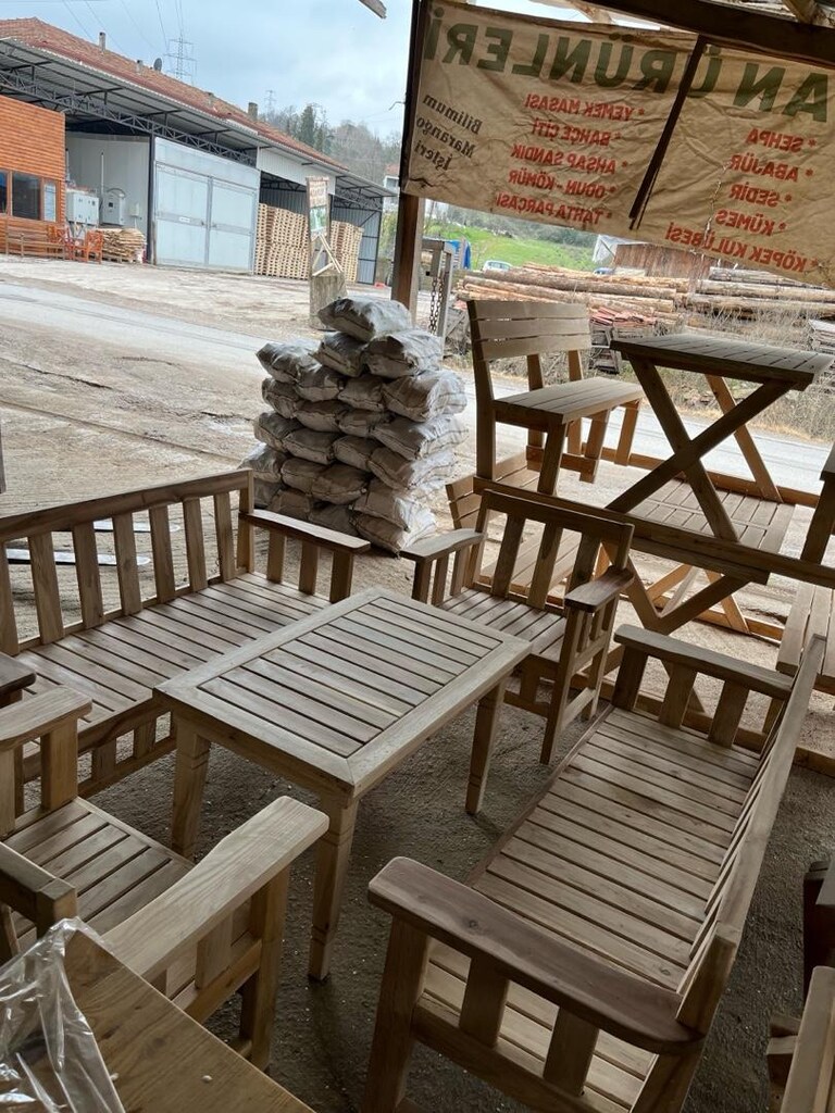 ahşap bahçe takımı - 4