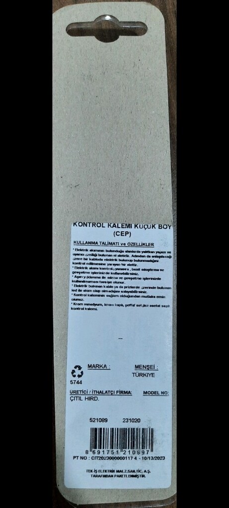 kontrol kalemi - 2