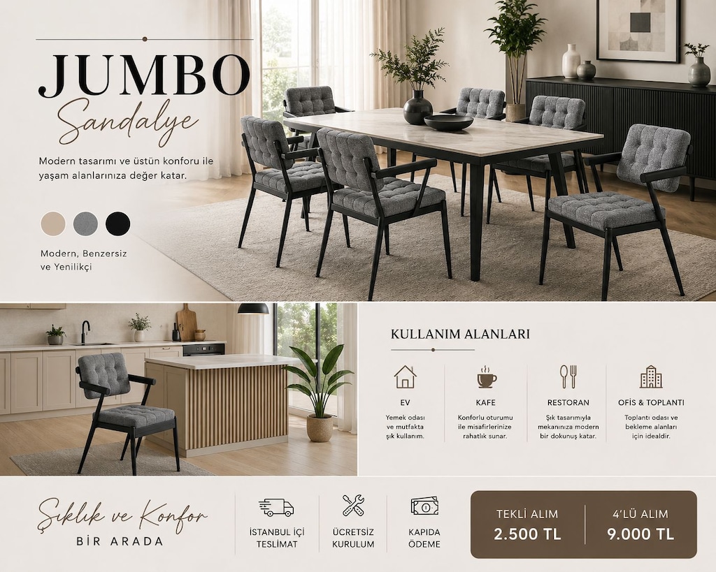 Jumbo Sandalye - 4