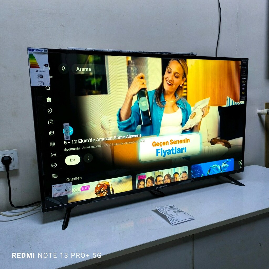 Botech 43" (109 Ekran) Android Smart TV - Sıfır Televizyon kutusunda - 2