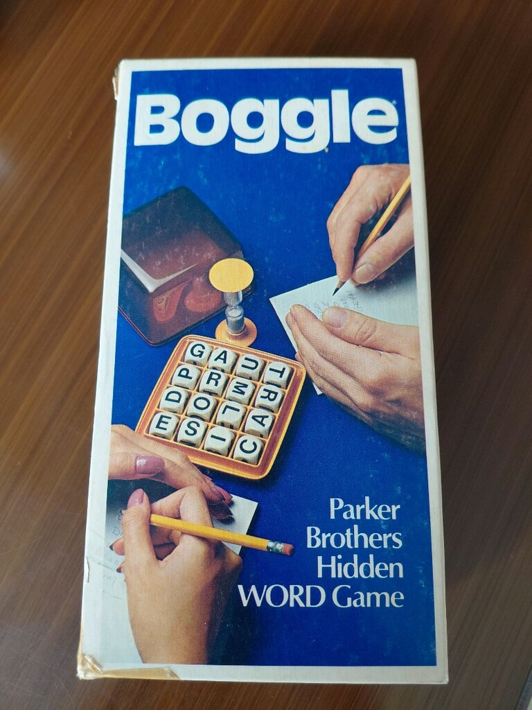 1976 Vintage Orijinal Boggle - Parker Brothers (Eksiksiz/Koleksiyonluk