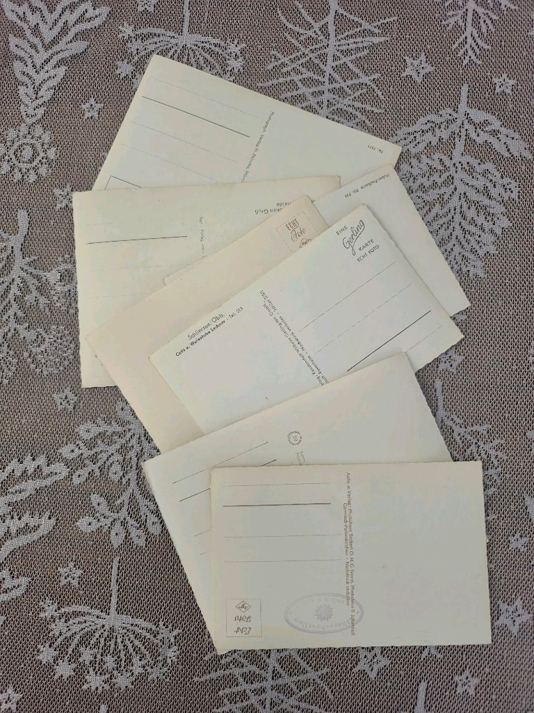 VİNTAGE 9 ADET ALMANYA KARTPOSTAL - 4