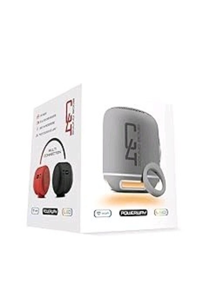 POWERWAY Powerway C4 Gri Bluetooth Hoparlör Sese Duyarlı Led - 3