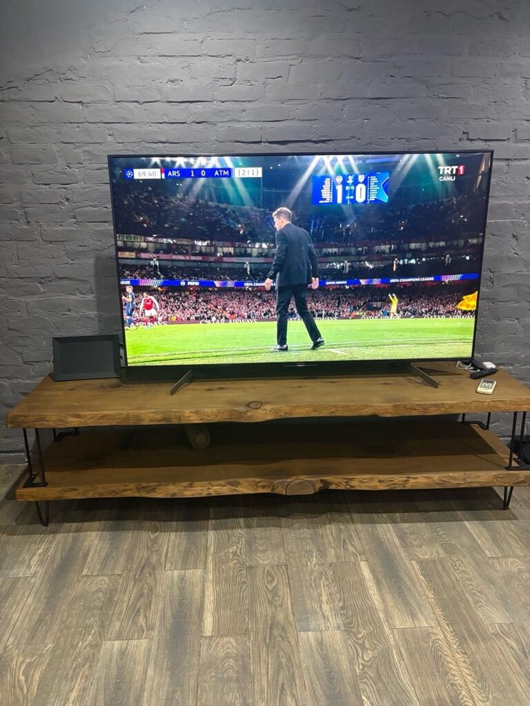 Doğal Kütük Orta Sehpa & TV Ünitesi Takımı - 4