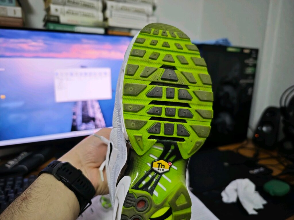 orjinal Nike TN 44 NUNARA 28 CM BEYAZ 1 KERE GİYİLDİ - 3