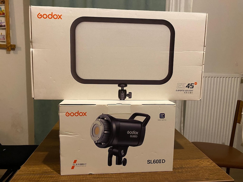 Godox SL60 IID & ES45 Yayıncı Işık SET
