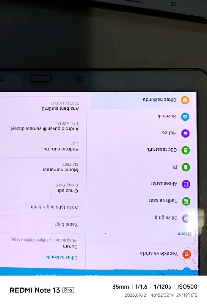 Samsung Galaxy tab S - 6