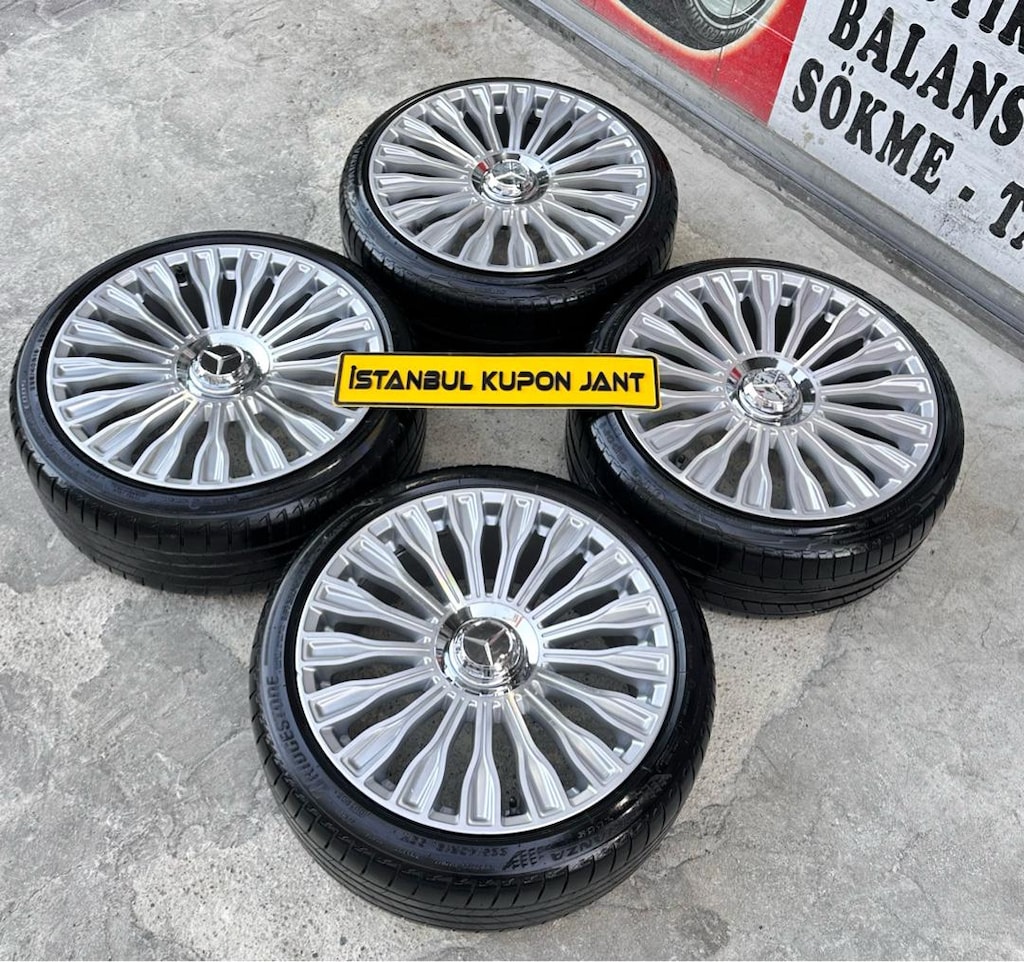 19 İnç Mercedes Maybach Jant Lastik Takımı 225/40/19 235/40/19 SET - 4