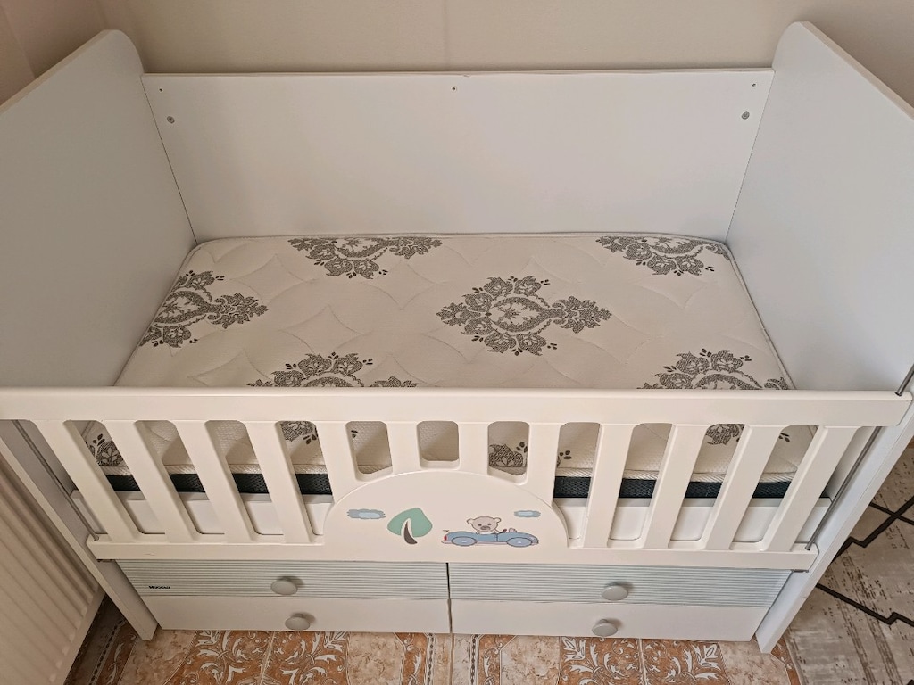 MDF 70*130 sallanır mobilya beşik - 4