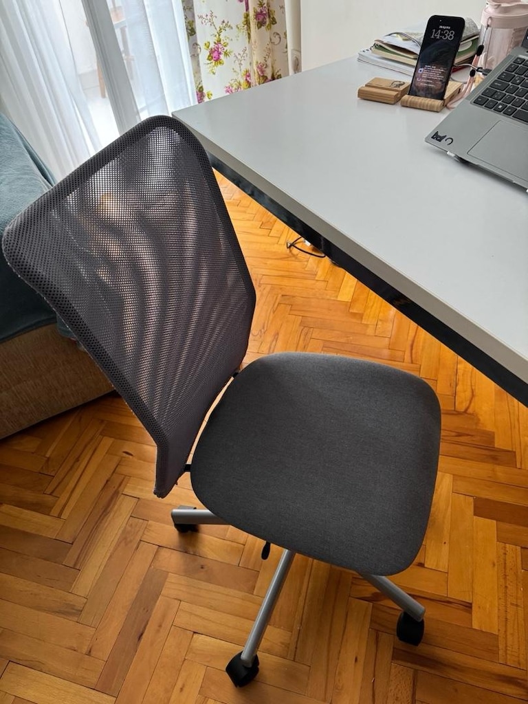 IKEA TOBERGET Gri Çalışma Sandalyesi – Yeni Alındı - 2