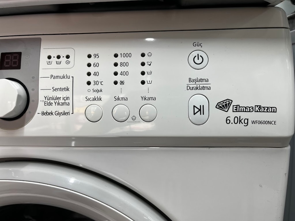 SAMSUNG 6 KG ÇAMAŞIR MAKİNESİ WF0600NCE 3 AY GARANTİLİ - 4