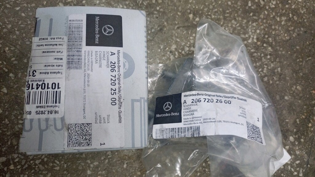 mersedes kapı menteşe sol on c200 yeni kasa - 8