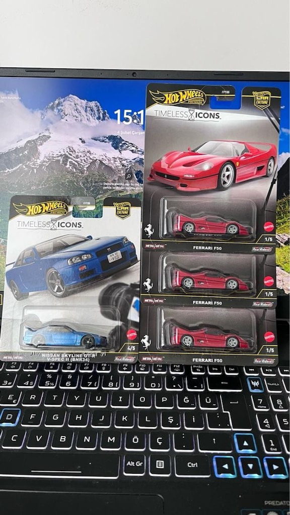F50 ve R34 Lot Ve Diğer Premiumlar Hot Wheels