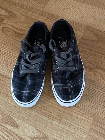 Vans Atwood Siyah/Gri Ekose Desenli - 40 Numara - Çok Temiz
