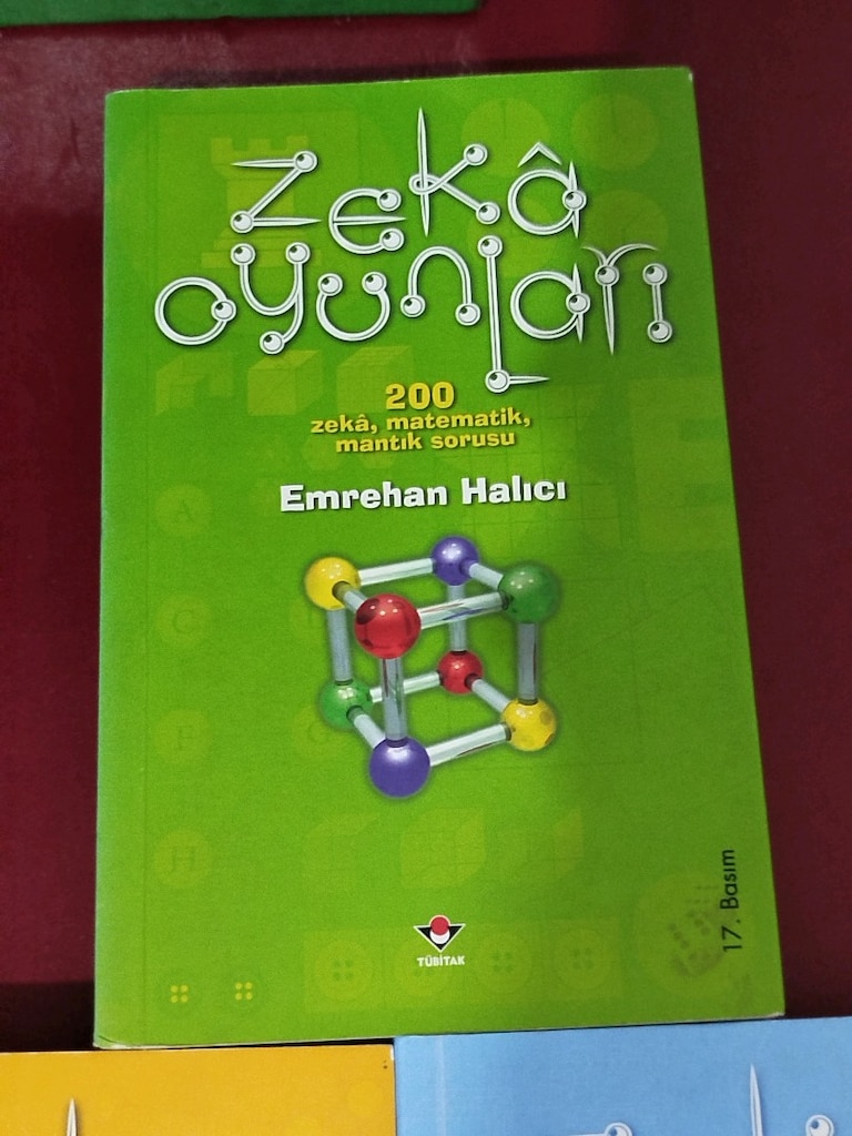 ZEKA OYUNLARI 1,2,3, TÜBİTAK Yayınları, topam 600 soru ve cevapları - 2