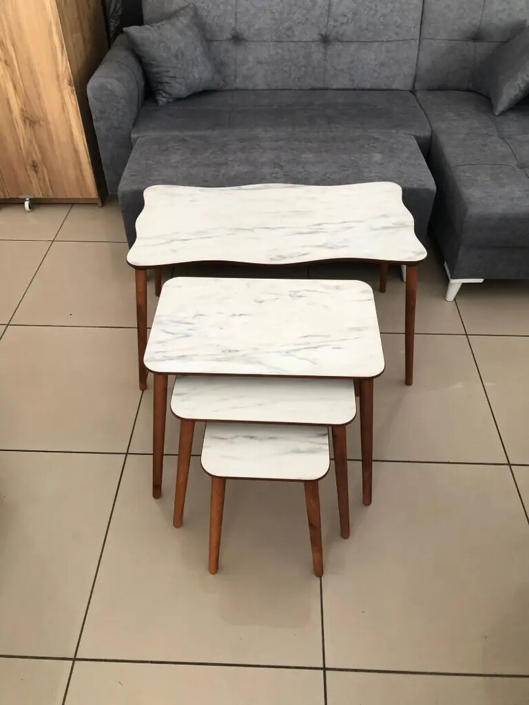 Sıfır kaliteli mdf zigon sehpa ve tekerlekli sehpa çeşitleri - 2