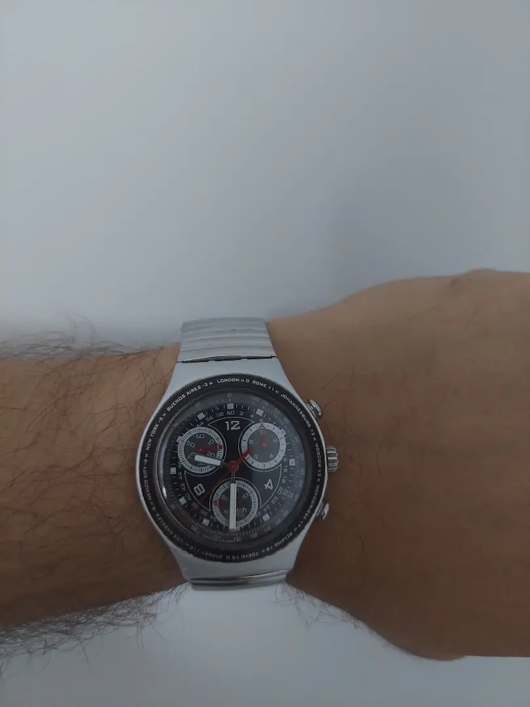 Swatch kol saati (krom yaylı kayış) - 7