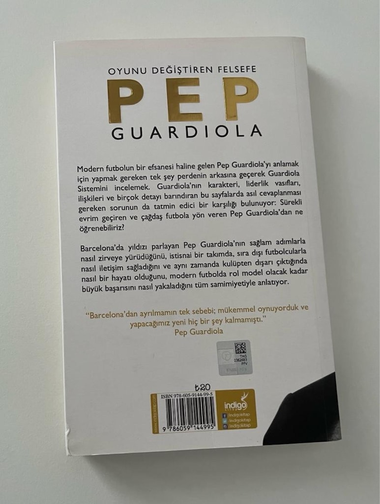 PEP GUARDİOLA KİTAP - 3