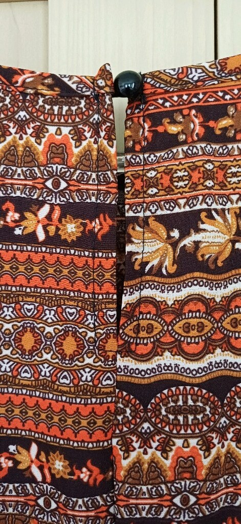 Etnik desenli elbise - 4