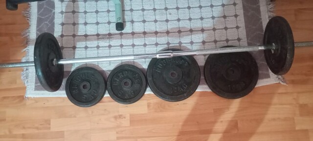 Fitness agarlik seti60 KG metal