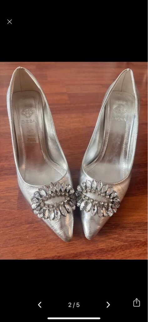 Desa Taşlı Gümüş Kadın Stiletto - 2
