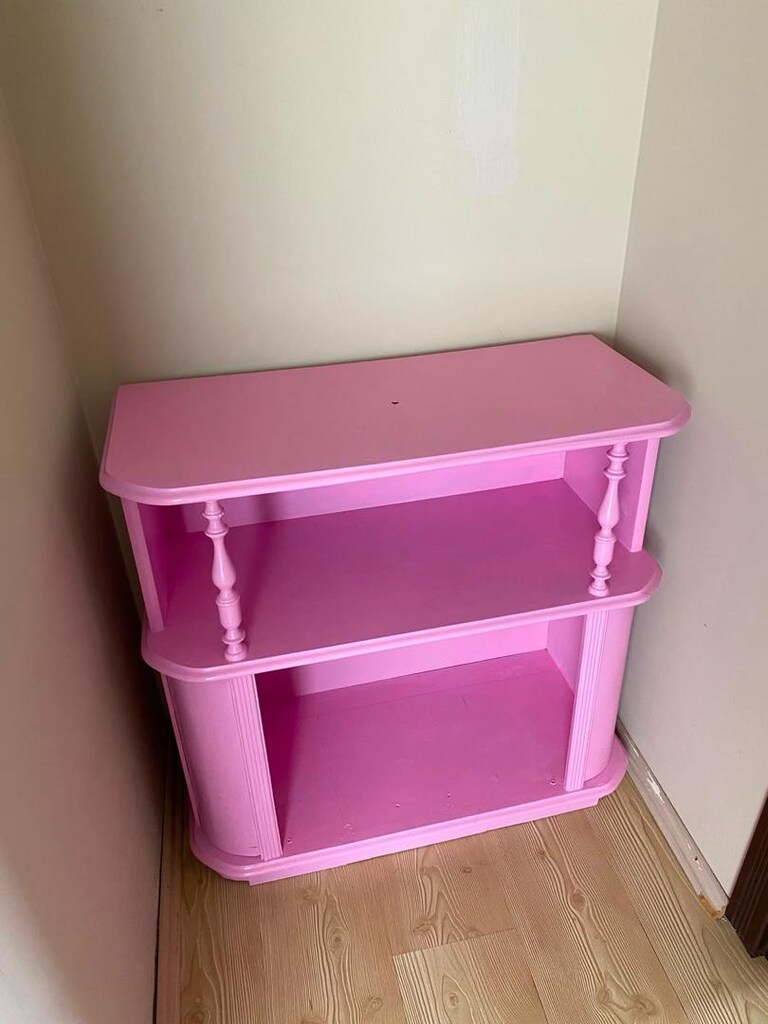 Ahşap Pembe TV Ünitesi - 3