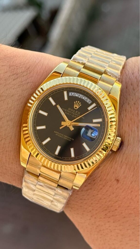 ROLEX DAY DATE GOLD AUTOMATİC - 6