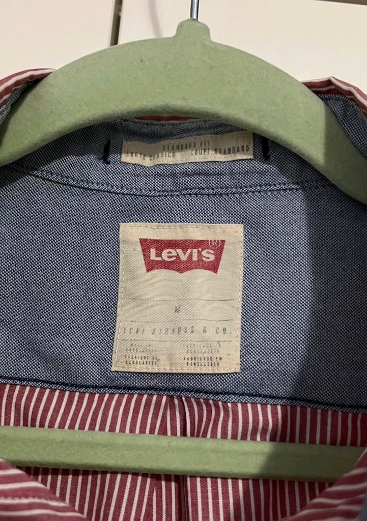 Levis Çizgili Klasik Gömlek — görsel 3/6