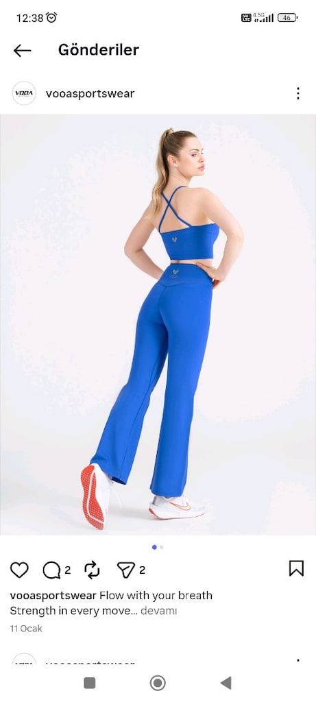 orjinal sporcu tayt hirka crop sort atlet - 4