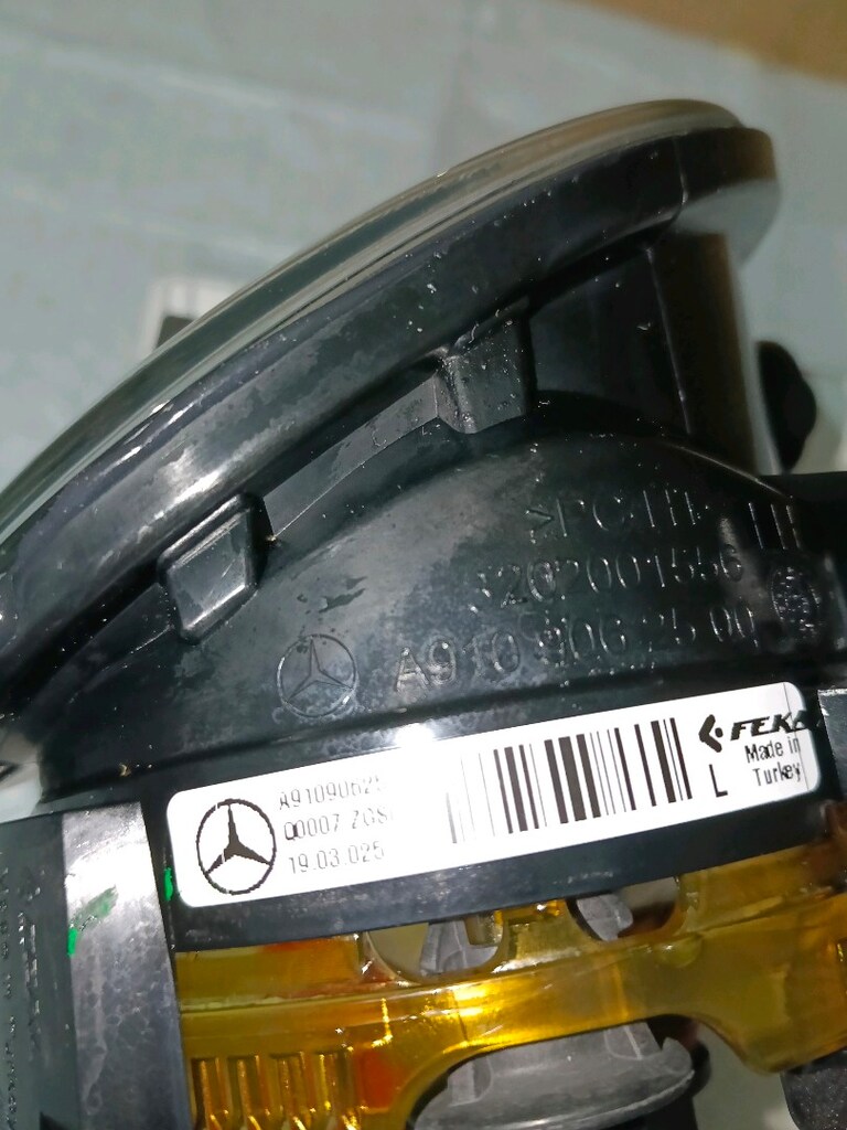 Mercedes sprinter servis arabası yeni kasa sol sis lambası orjinal - 7