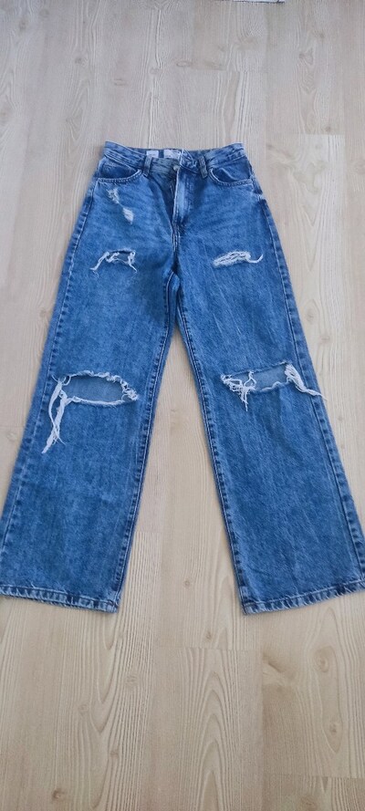 Bershka Bayan kot pantolon