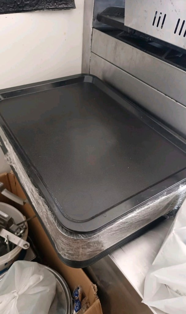 Siyah Plastik Tepsi cetring tepsisi yemek tepsisi kaymaz tepsi siyah - 3