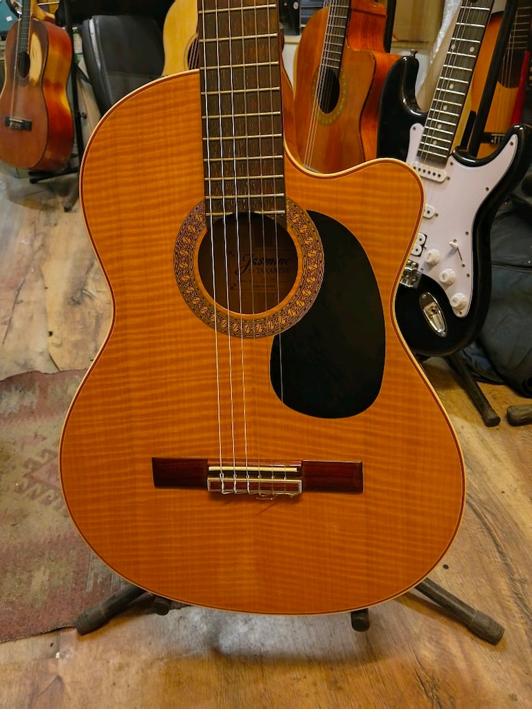 Jasmin Takamine TC48MC Elektro klasik gitar.. Sifir ayarinda.. - 2