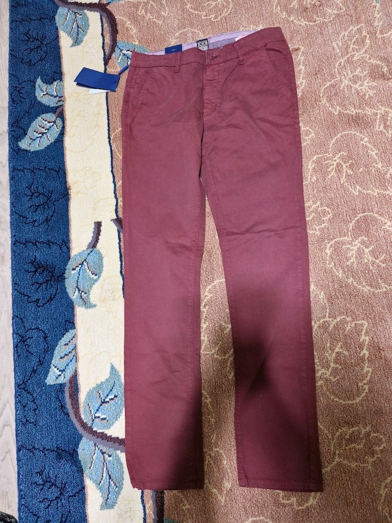 Barbosa 34/52 Beden Bordo Slim Fit Erkek Pantolon – Etiketli - 4