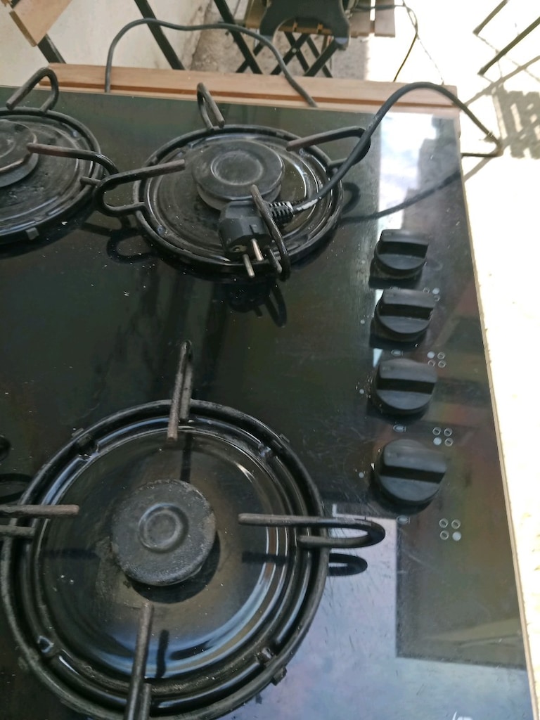 Ankastre camlı set üstü Ocak - 7