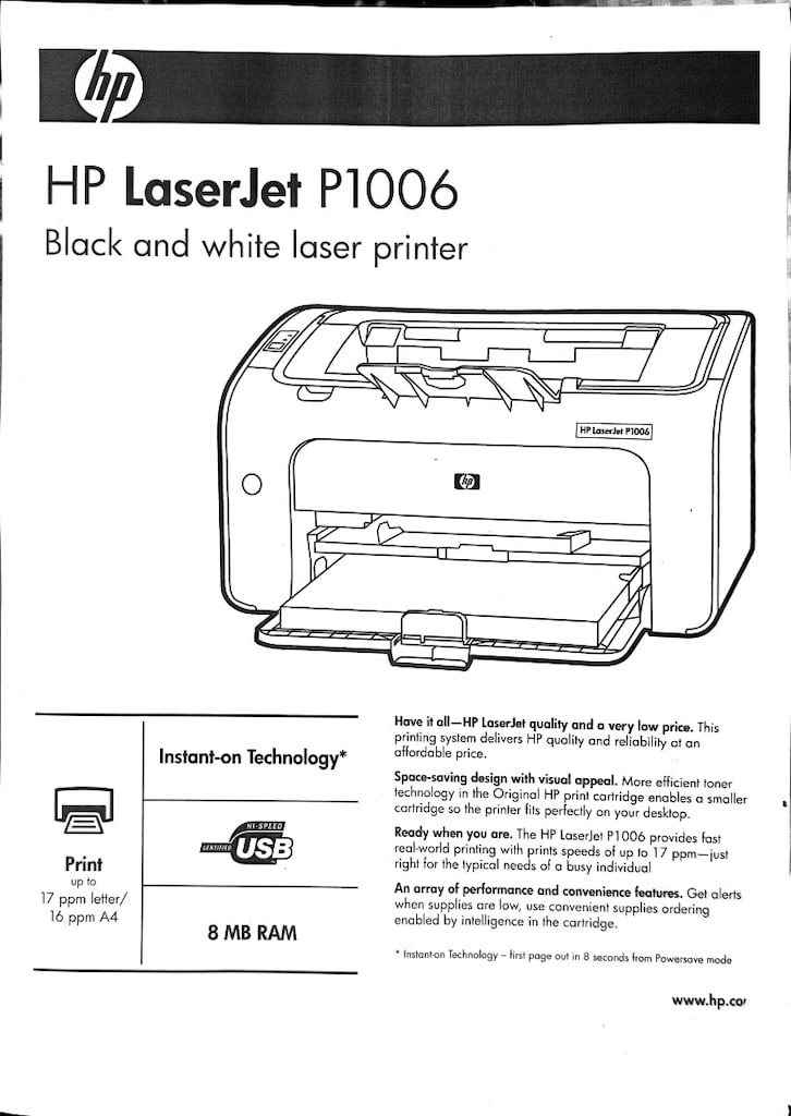 HP LaserJet P1006 / Sadece 2146 Sayfada / Sıfırdan Farksız Çiziksiz - 4