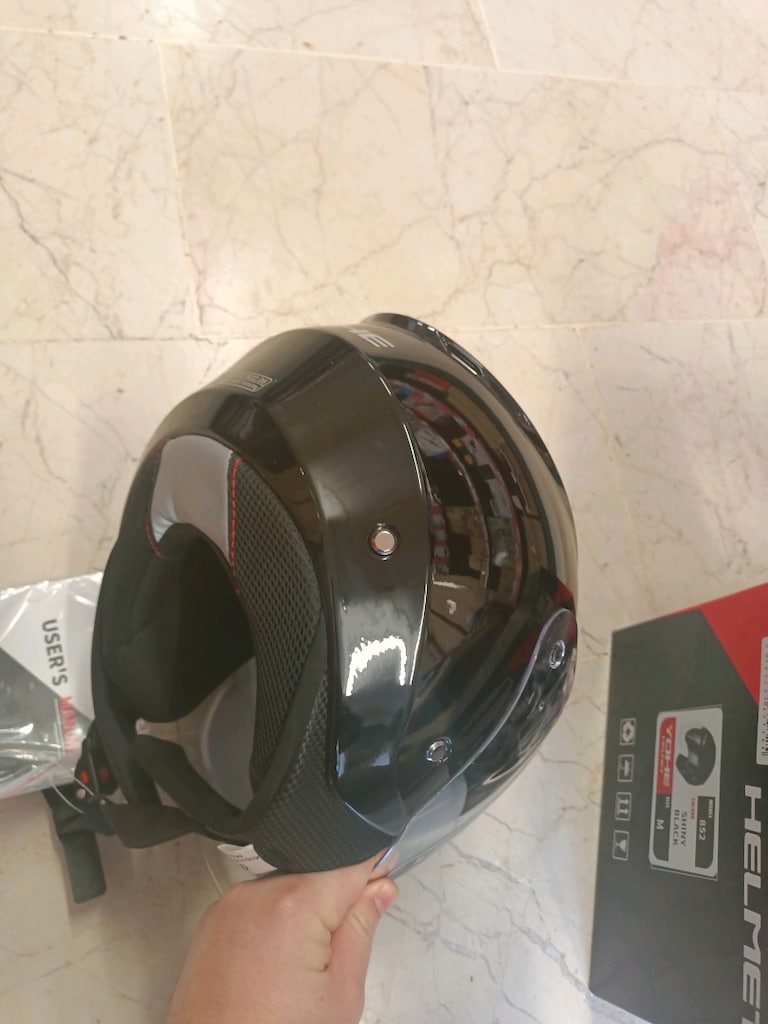 Siyah Motosiklet Kaskı - 2