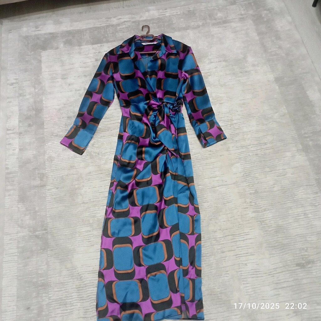 Zara Saten elbise