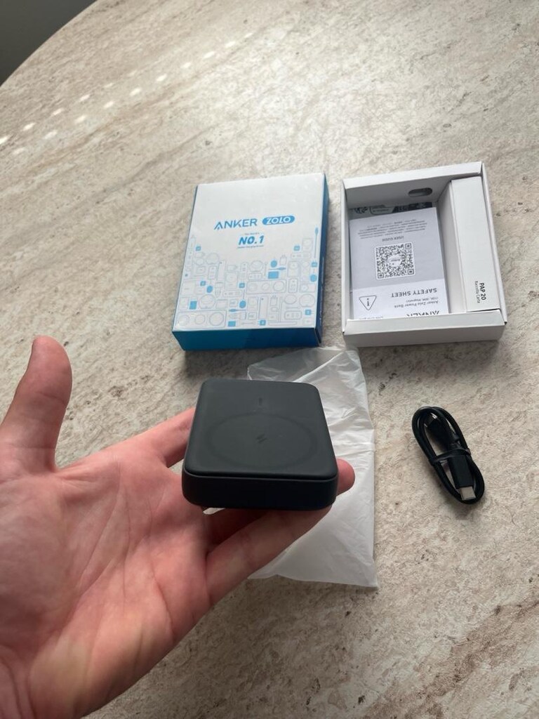 Anker Zolo Powerbank (10.000 mAh 30w Manyetik) - Siyah - 10