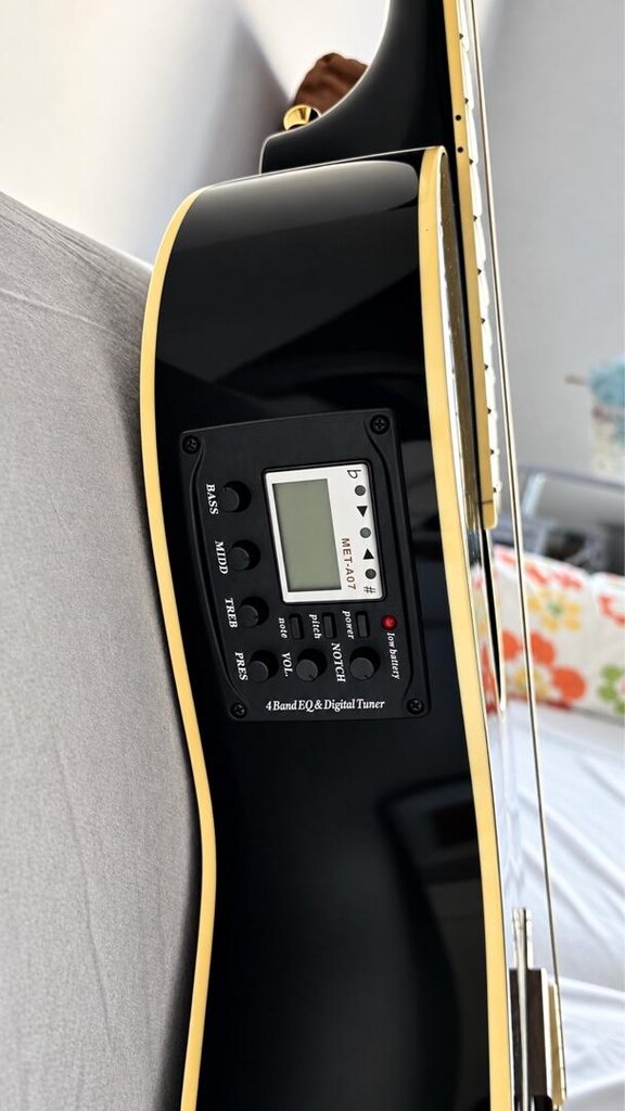 Agostini HG39CE-101BK Elektro Akustik Klasik Gitar - 3
