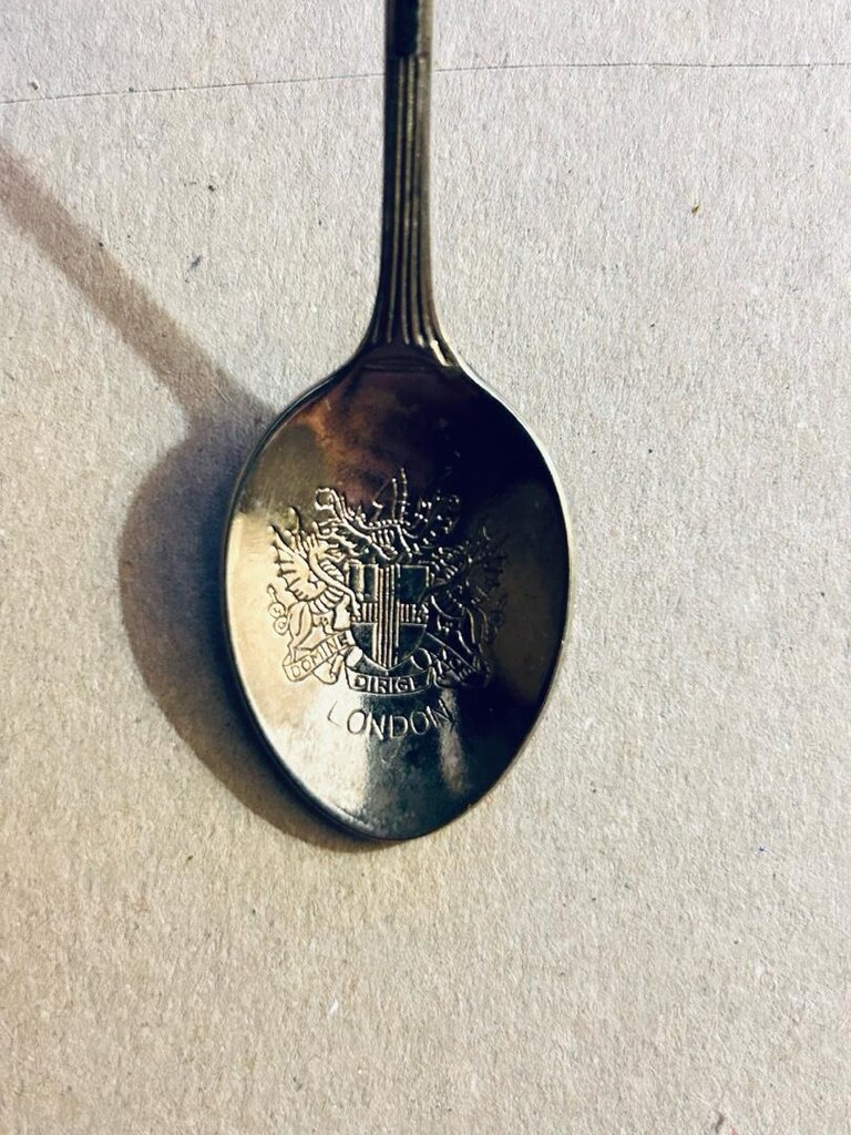 Londra Gümüş Kaplama Kaşık. - 2