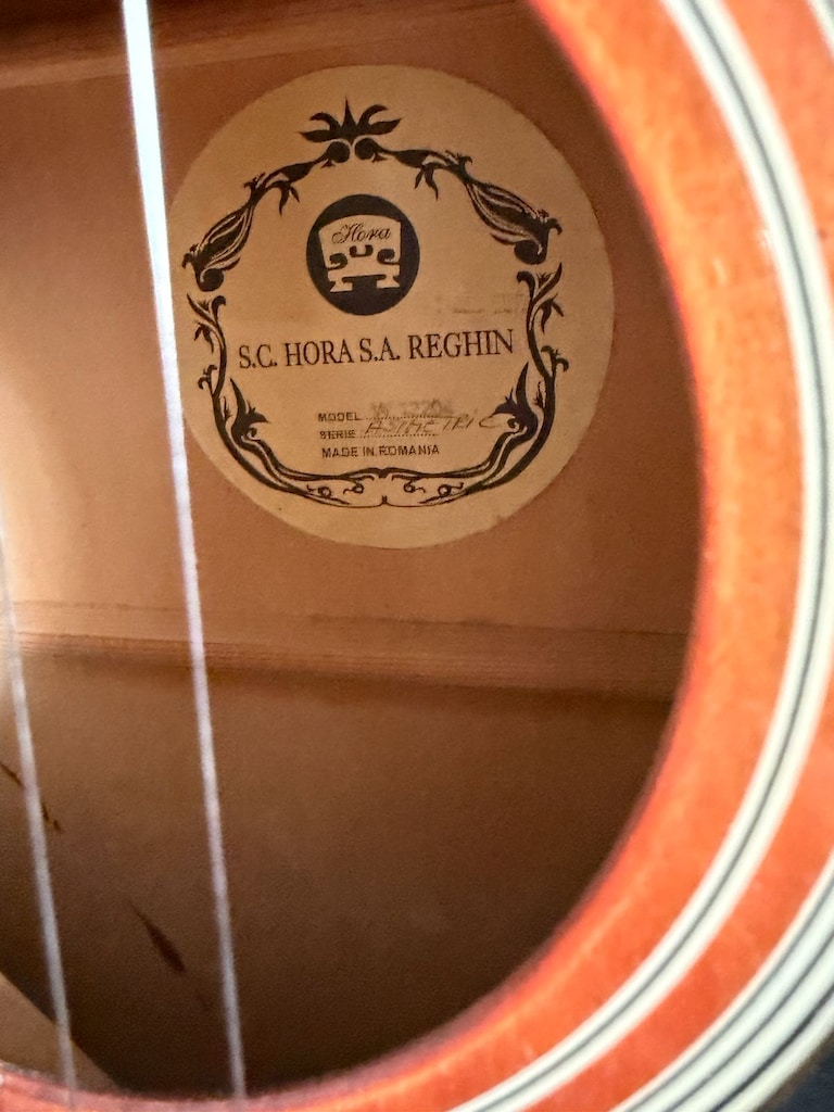 Hora Reghin kesik kasa akustik gitar - 4