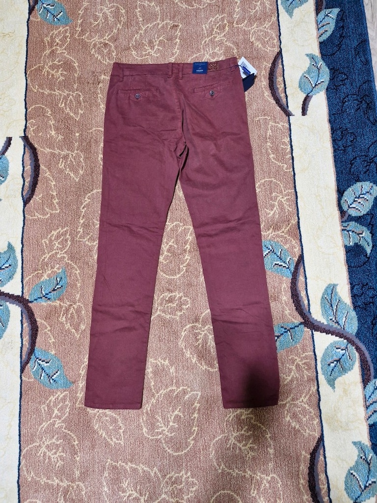 Barbosa 34/52 Beden Bordo Slim Fit Erkek Pantolon – Etiketli - 8