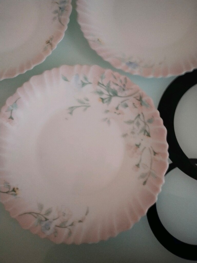 Pembe Opal Servis tabak Seti - 9