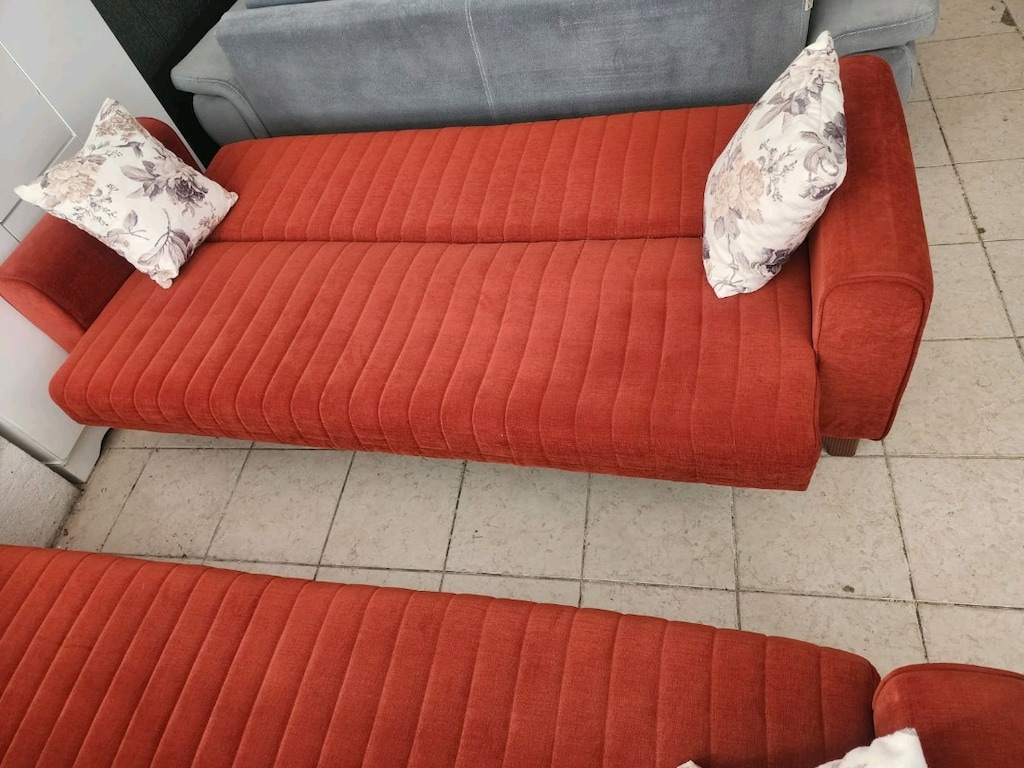 sıfır kaplama 2li 3lü çekyat takımı - 5