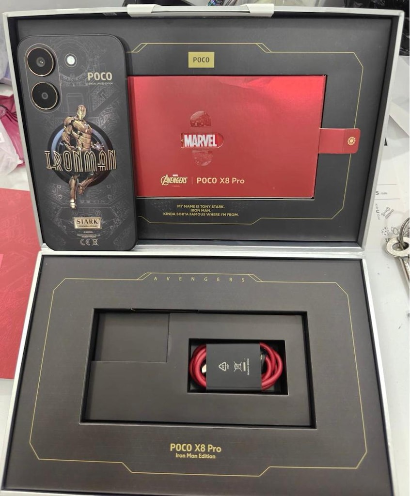 POCO X8 PRO İRON MAN ÖZEL SERİ 12/512 SERVER KAYITLI SIFIR ÜRÜN - 3