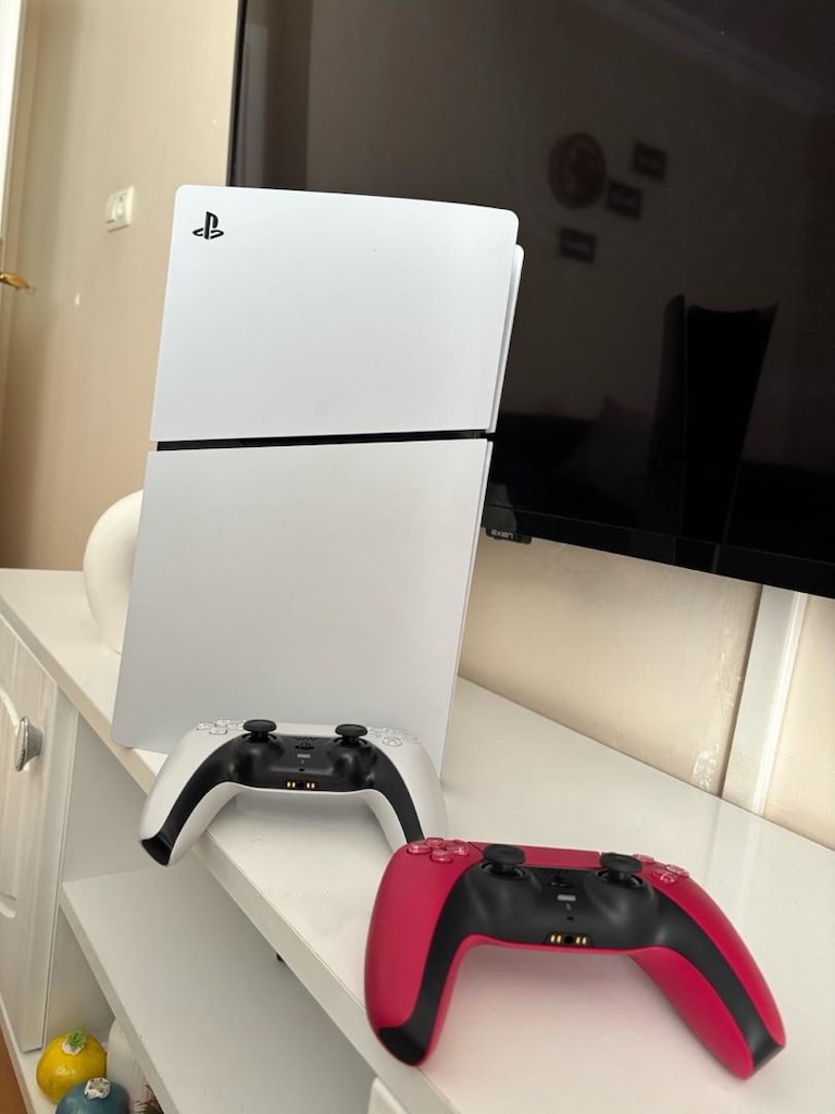 Ps5 Slim Dijital sürüm 1tb çift kol - 5