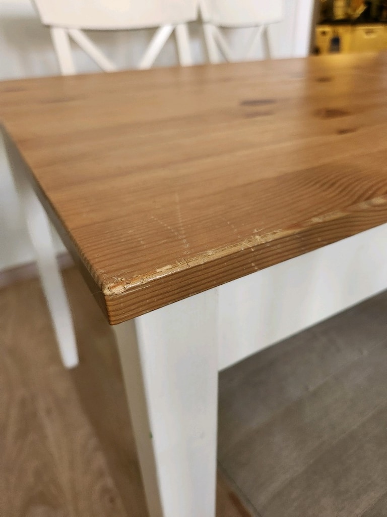 IKEA 4 Kişilik Masa Sandalye Takımı – 4 INGOLF Sandalye + Minder - 6
